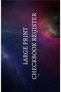 Large Print Checkbook Register