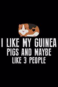 I Like My Guinea Pigs And Maybe Like 3 People