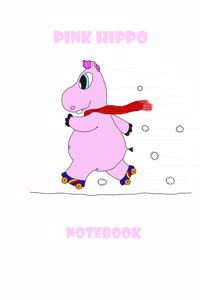 Pink Hippo Notebook