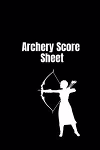 Archery score sheet