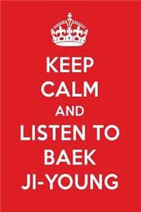 Keep Calm and Listen to Baek Ji-Young: Baek Ji-Young Designer Notebook