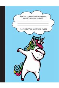Primary Composition Notebook Grades K-2 (5/8