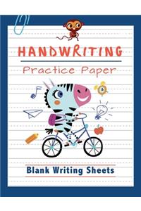 Handwriting Practice Paper