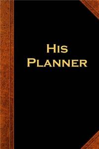 2019 Daily Planner For Men His Planner Vintage Style
