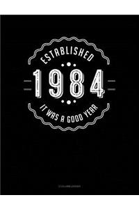 Established 1984 It Was a Good Year