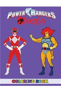 Power Rangers and Thunder Cats Coloring Book
