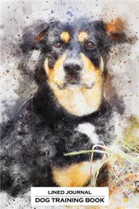 Lined Journal Dog Training Book