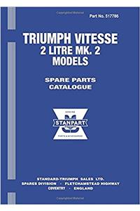 Triumph Vitesse 2-Litre Mk .2 Official Parts Catalogue