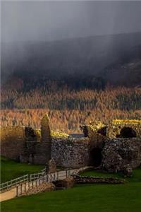 Notebook Loch Ness Scotland Castle Ruins and Lake