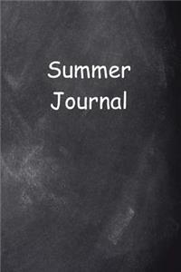 Summer Journal Chalkboard Design