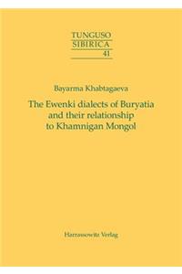 Ewenki Dialects of Buryatia and Their Relationship to Khamnigan Mongol