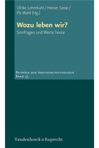 Wozu Leben Wir?: Sinnfragen Und Werte Heute