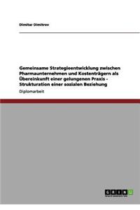 Gemeinsame Strategieentwicklung zwischen Pharmaunternehmen und Kostenträgern als Übereinkunft einer gelungenen Praxis - Strukturation einer sozialen Beziehung