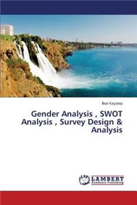 Gender Analysis, SWOT Analysis, Survey Design & Analysis