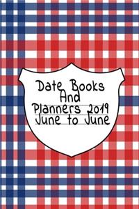 Date Books And Planners 2019 June to June