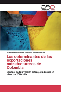 determinantes de las exportaciones manufactureras de Colombia