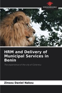 HRM and Delivery of Municipal Services in Benin