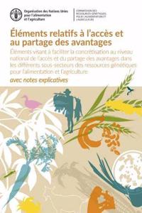 Éléments relatifs à l’accès et au partage des avantages