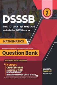 Examcart DSSSB Mathematics Question bank For 2024 Exams in English