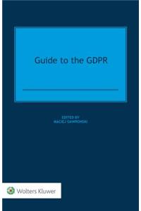 Guide to the GDPR