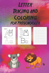 Letter Tracing and Coloring for Preschooler