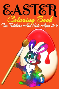 Easter Coloring Book For Toddlers And Kids Ages 2-6
