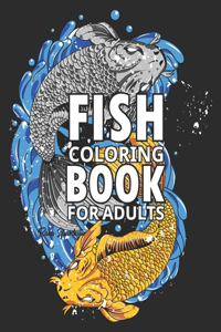 Fish Coloring Book for adults