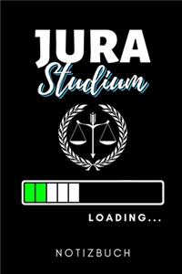 Jura Studium Loading... Notizbuch