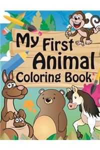 My First Animal Coloring Book