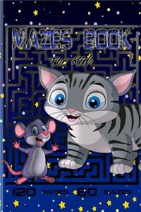 Mazes Book: Mazes Book For Kids - 60 Mazes - 120 Pages