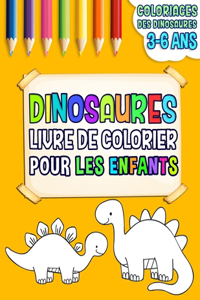 Dinosaures livre de colorier pour les enfants ( coloriages des dinosaures )