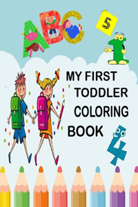 My First Toddler Coloring Book