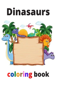 Dinosaurs coloring book