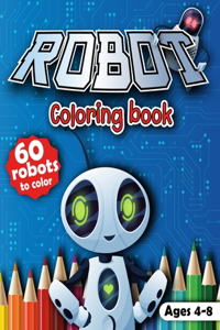 Robot coloring book