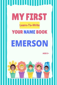My First Learn-To-Write Your Name Book