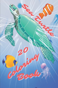 Sea Turtle Coloring Book