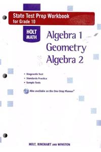 Holt Geometry: State Test Prep Workbook for Grade 10