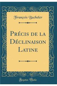 Prï¿½cis de la Dï¿½clinaison Latine (Classic Reprint)