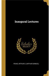 Inaugural Lectures