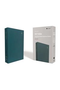 NET Bible, Thinline Reference, Large Print, Leathersoft, Teal, Comfort Print