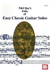 Folio of Easy Classic Guitar Solos