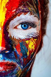 Colorful Face Portrait Journal