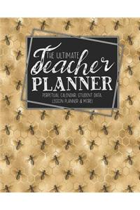 The Ultimate Teacher Planner Perpetual Calendar, Student Data, Lesson Planner & More