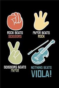 Rock Beats Scissors Paper Beats Rock Scissors Beats Paper Nothing Beats Viola!