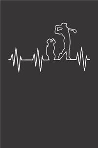 Golfer Golf Notebook Journal Diary Golfing