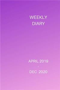 Weekly Diary 2019-2020