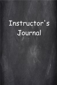 Instructor's Journal Lined Journal Pages