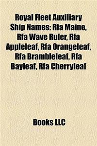 Royal Fleet Auxiliary Ship Names