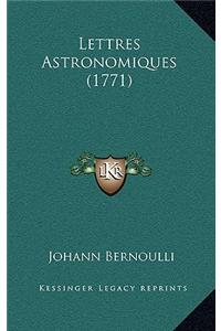 Lettres Astronomiques (1771)