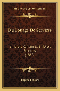 Du Louage De Services
